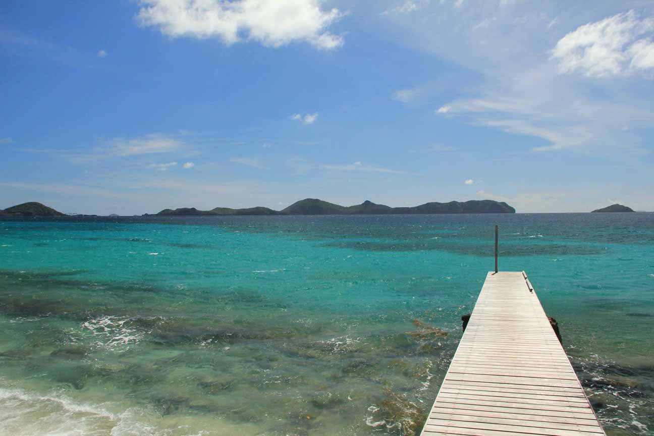 The dock at Moonhole, Bequia